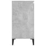 Credenza Grigio Cemento 104x35x70 cm in Truciolato