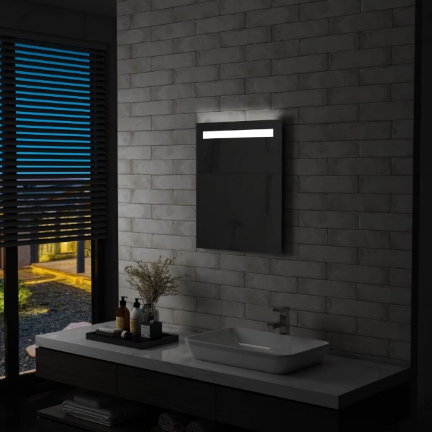 Specchio da Parete a LED per Bagno 50x60 cm