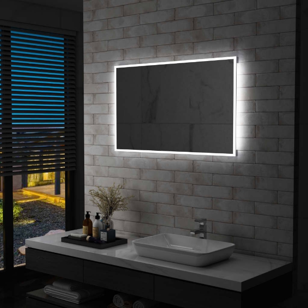 Specchio da Parete a LED per Bagno 100x60 cm