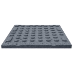 Piastrelle Anticaduta 6 pz in Gomma 50x50x3 cm Grigio