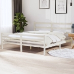 Giroletto Bianco Legno Massello Pino 180x200 cm 6FT Super King