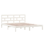 Giroletto in Legno Massello Bianco 135x190 cm 4FT6 Double