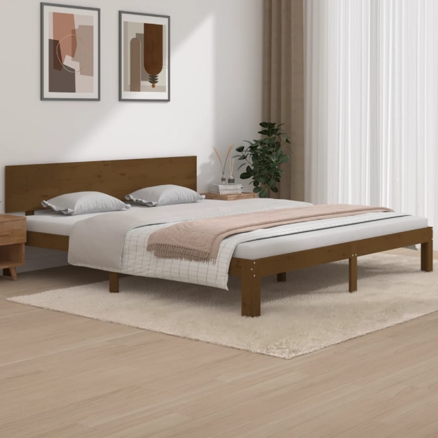 Giroletto Miele Legno Massello 180x200cm 6FT Super King