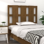 Testiera per Letto Miele 105,5x4x100 cm in Legno Massello Pino