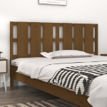 Testiera per Letto Miele 165,5x4x100 cm Legno Massello di Pino