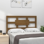 Testiera per Letto Miele 80,5x4x100cm in Legno Massello di Pino