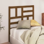 Testiera per Letto Miele 81x4x104 cm in Legno Massello di Pino