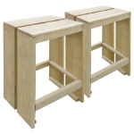 Set Bistrò da Giardino 3 pz in Legno di Pino Impregnato