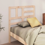 Testiera per Letto 106x4x104 cm in Legno Massello di Pino