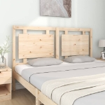 Testiera per Letto 155,5x4x100 cm in Legno Massello di Pino