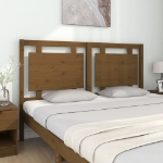 Testiera per Letto Miele 155,5x4x100 cm Legno Massello di Pino