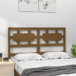 Testiera per Letto Miele 155,5x4x100 cm Legno Massello di Pino