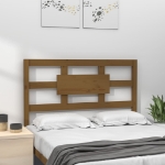 Testiera per Letto Miele 80,5x4x100cm in Legno Massello di Pino