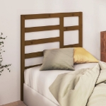 Testiera per Letto Miele 81x4x104 cm in Legno Massello di Pino