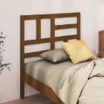 Testiera per Letto Miele 81x4x104 cm in Legno Massello di Pino