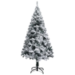 Set Albero Natale Artificiale con LED e Palline Verde 120 cm