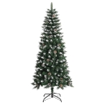 Albero di Natale Artificiale con Base Verde 150 cm PVC