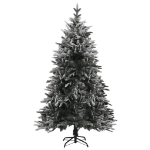 Albero Natale Artificiale con LED Palline e Neve 180cm PVC e PE