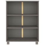 Libreria Grigio Chiaro 85 x 35 x 112 cm Legno Massello di Pino