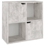 Libreria Calcestruzzo 60x27,5x59,5 cm in Truciolato