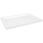 Piatto Doccia con Superficie Puntinata Bianco 70x100x4cm in ABS