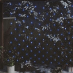 Luci di Natale Rete Blu 4x4m 544 LED Interni Esterni