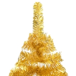 Set Albero Natale Artificiale con LED e Palline Oro 120cm PET