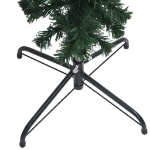 Albero di Natale Artificiale Capovolto con LED e Palline 120 cm