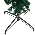 Albero di Natale Artificiale Capovolto con LED e Palline 180 cm