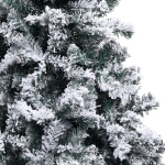 Albero Natale Artificiale con Luci LED e Neve Verde 400 cm PVC