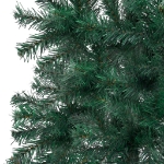 Albero Natale Angolare con LED e Palline Verde 150cm PVC