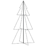 Albero di Natale a Cono 300 LED per Interni Esterni 120x220 cm