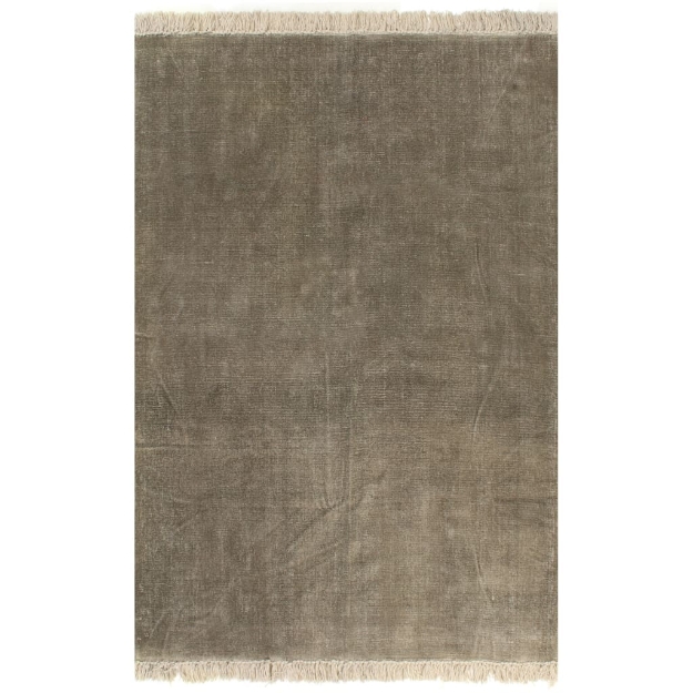 Tappeto Kilim in Cotone 120x180 cm Grigio Talpa