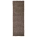 Tappeto in Sisal Naturale 66x200 cm Marrone