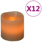 Candele Elettriche a LED 12 pz Bianco Caldo