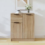 Credenza Rovere Sonoma 60x30x70 cm in Legno Multistrato