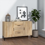 Credenza Rovere Sonoma 100x36x60 cm in Legno Multistrato