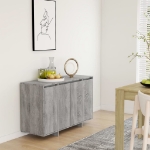 Credenza Grigio Sonoma 120x41x75 cm in Truciolato