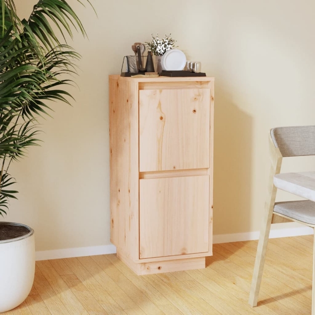 Credenza 31,5x34x75 cm in Legno Massello di Pino