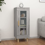 Credenza Grigio Sonoma 34,5x34x90 cm in Legno Multistrato