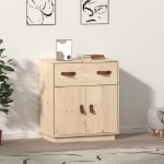 Credenza 65,5x40x75 cm in Legno Massello di Pino