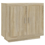 Credenza Rovere Sonoma 80x40x75 cm in Legno Compensato