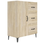 Credenza Rovere Sonoma 69,5x34x90 cm in Legno Multistrato