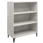 Credenza Grigio Cemento 69,5x32,5x90 cm in Legno Multistrato