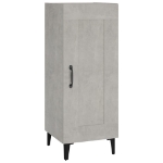 Credenza Grigio Cemento 34,5x34x90 cm in Legno Multistrato