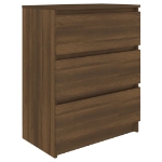 Credenza Rovere Marrone 60x35x76 cm in Legno Ingegnerizzato