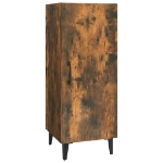 Credenza Rovere Fumo 34,5x34x90 cm in Legno Multistrato