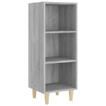 Credenza Grigio Sonoma 34,5x32,5x90 cm in Legno Multistrato