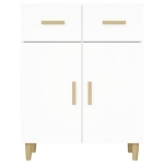 Credenza Bianca 69,5x34x89 cm in Legno Multistrato