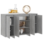 Credenza Grigio Sonoma 120x41x75 cm in Truciolato